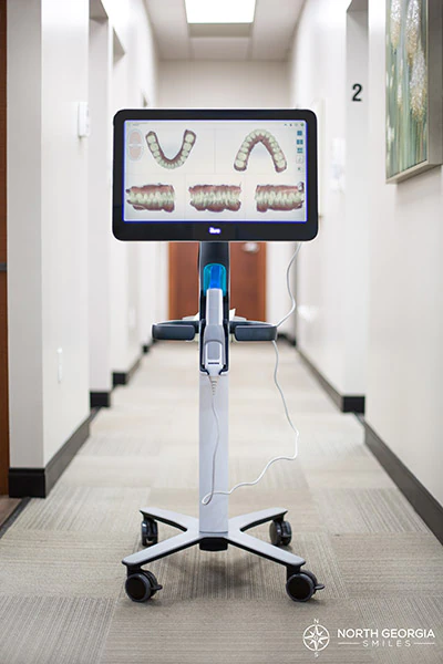 iTero digital scanner used at North Georgia Smiles